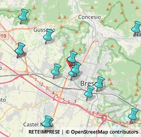 Mappa Viale Caduti del Lavoro, 25127 Brescia BS, Italia (5.09733)