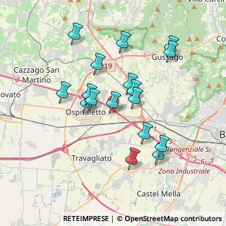 Mappa Via Camaione, 25035 Castegnato BS, Italia (3.40235)