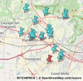 Mappa 25035 Castegnato BS, Italia (3.40235)