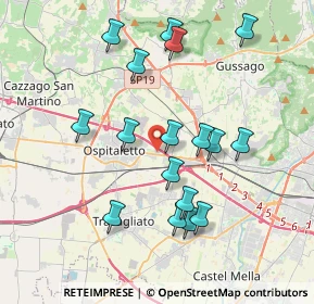 Mappa 25035 Castegnato BS, Italia (3.72882)