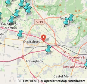 Mappa Via Camaione, 25035 Castegnato BS, Italia (7.3285)