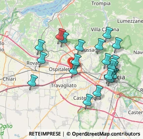 Mappa 25035 Castegnato BS, Italia (7.204)