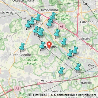 Mappa 20015 Parabiago MI, Italia (3.93471)