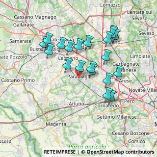 Mappa 20015 Parabiago MI, Italia (6.9315)