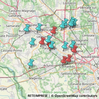Mappa 20015 Parabiago MI, Italia (7.055)