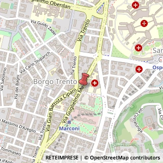 Mappa Via Guglielmo Marconi, 28/A, 25128 Brescia, Brescia (Lombardia)