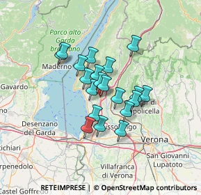 Mappa Via Napoleone, 37010 Affi VR, Italia (9.4025)