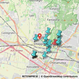 Mappa Via Evangelista Torricelli, 25020 Brescia BS, Italia (1.653)
