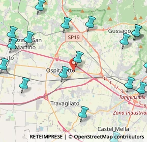 Mappa Via Padana Superiore, 25035 Ospitaletto BS, Italia (6.203)