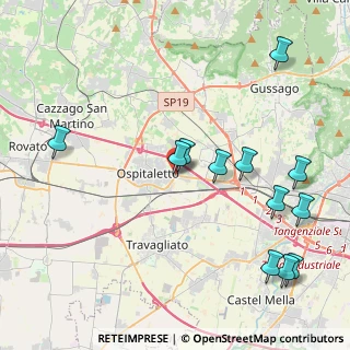 Mappa Via Padana Superiore, 25035 Ospitaletto BS, Italia (4.865)