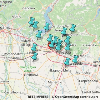 Mappa Via Padana Superiore, 25035 Ospitaletto BS, Italia (11.03222)