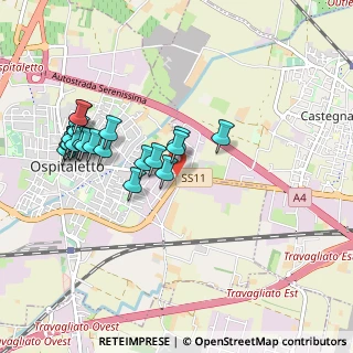 Mappa Via Padana Superiore, 25035 Ospitaletto BS, Italia (0.9335)