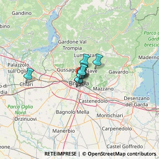 Mappa Via Lavandaie del Borgo, 25128 Brescia BS, Italia (11.56364)