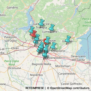 Mappa Via Lavandaie del Borgo, 25128 Brescia BS, Italia (8.97875)
