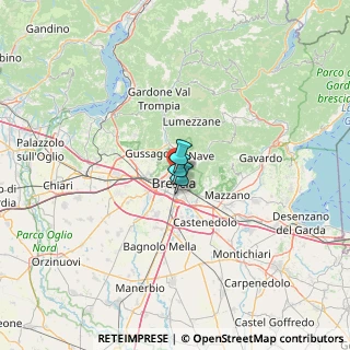 Mappa Via Lavandaie del Borgo, 25128 Brescia BS, Italia (50.16538)