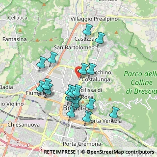 Mappa Via Lavandaie del Borgo, 25128 Brescia BS, Italia (1.8145)