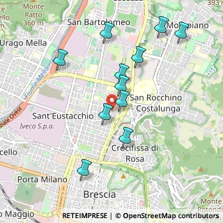 Mappa Via Lavandaie del Borgo, 25128 Brescia BS, Italia (0.95545)