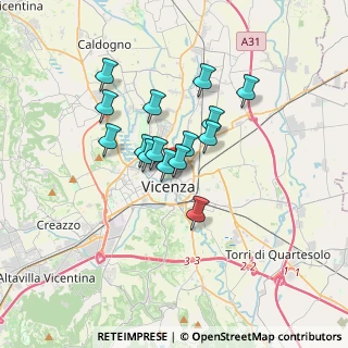 Mappa Borgo Santa Lucia, 36100 Vicenza VI, Italia (2.49533)