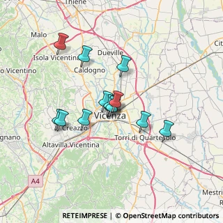 Mappa Borgo Santa Lucia, 36100 Vicenza VI, Italia (5.28154)