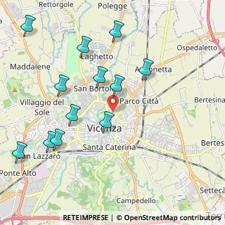 Mappa Borgo Santa Lucia, 36100 Vicenza VI, Italia (2.27417)