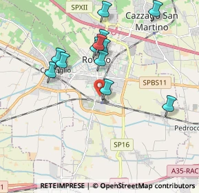 Mappa Via Turati, 25038 Rovato BS, Italia (1.86167)