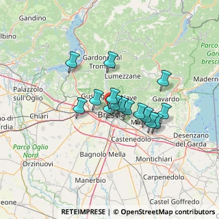 Mappa Via Monte Cengio, 25128 Brescia BS, Italia (9.60733)