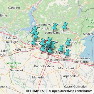 Mappa Via Monte Cengio, 25128 Brescia BS, Italia (8.25167)