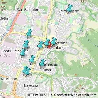 Mappa Via Marcantonio Ducco, 25123 Brescia BS, Italia (1.0175)