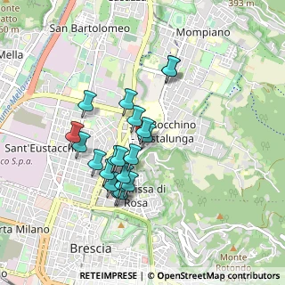 Mappa Via Marcantonio Ducco, 25123 Brescia BS, Italia (0.7575)