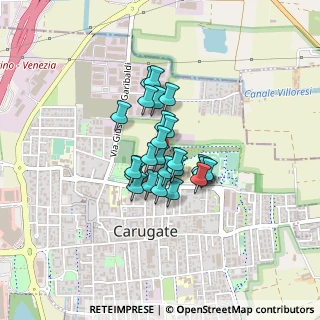 Mappa Carugate, 20061 Carugate MI, Italia (0.25)
