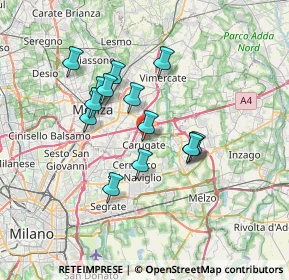 Mappa Carugate, 20061 Carugate MI, Italia (5.75)