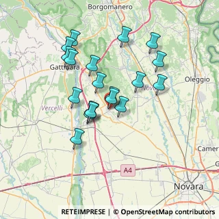 Mappa Via 4 Martiri, 28073 Fara Novarese NO, Italia (6.31421)