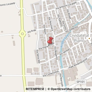 Mappa Via Vigna, 21, 24050 Cividate al Piano, Bergamo (Lombardia)
