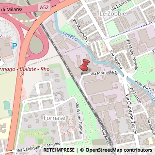 Mappa Via Marmolada,  27, 20095 Cusano Milanino, Milano (Lombardia)