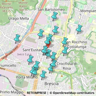 Mappa Via Salvo D'Acquisto, 25128 Brescia BS, Italia (0.8885)