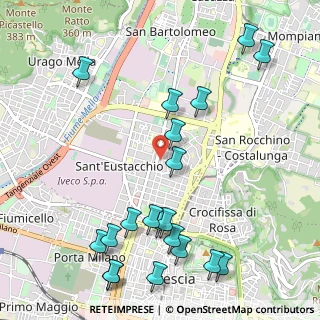 Mappa Via Salvo D'Acquisto, 25128 Brescia BS, Italia (1.3)