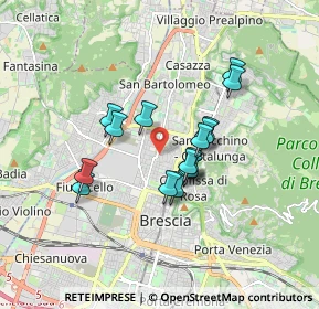 Mappa Via Salvo D'Acquisto, 25128 Brescia BS, Italia (1.33438)