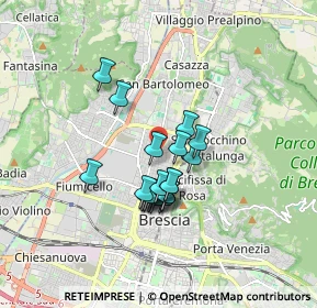 Mappa Via Salvo D'Acquisto, 25128 Brescia BS, Italia (1.278)