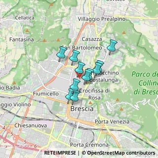 Mappa Via Salvo D'Acquisto, 25128 Brescia BS, Italia (0.99455)