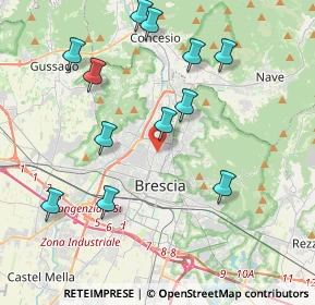 Mappa Via Salvo D'Acquisto, 25128 Brescia BS, Italia (4.22417)