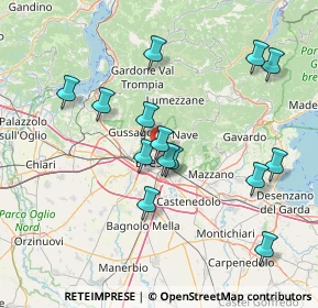 Mappa Via Giambattista Cipani, 25128 Brescia BS, Italia (14.71357)