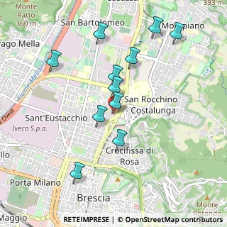 Mappa Via Giambattista Cipani, 25128 Brescia BS, Italia (0.94636)
