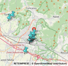 Mappa Via Giambattista Cipani, 25128 Brescia BS, Italia (3.06727)