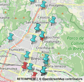 Mappa Via Giambattista Cipani, 25128 Brescia BS, Italia (2.45444)