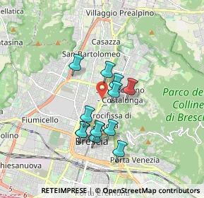 Mappa Via Giambattista Cipani, 25128 Brescia BS, Italia (1.38)