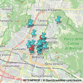 Mappa Via Giambattista Cipani, 25128 Brescia BS, Italia (1.28647)