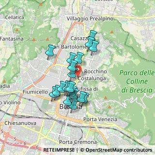 Mappa Via Giambattista Cipani, 25128 Brescia BS, Italia (1.3875)