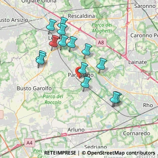 Mappa Via S. Mauro, 20015 Parabiago MI, Italia (3.70214)