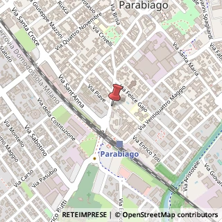 Mappa Via San Mauro, 2, 20015 Parabiago, Milano (Lombardia)