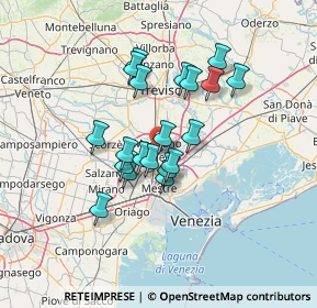 Mappa Via Pietro Favretti, 31021 Mogliano Veneto TV, Italia (10.538)